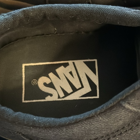 VANS Era gumsole black canvas men’s skate shoes lace up Sz 7 1/2 - Picture 7 of 12